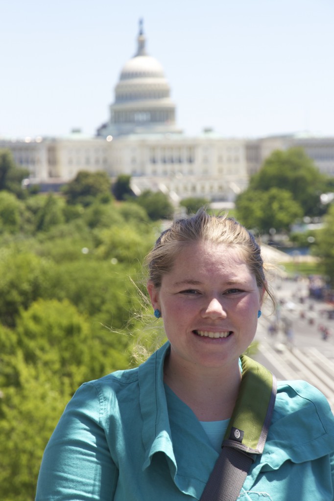 Me on the Newseum rooftop!